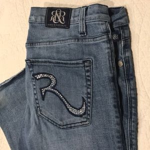 👖Rock&Republic Women’s Distressed Bootcut Jeans